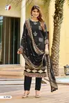 G 9742 And 43 By Af Natural Crepe Kurti With Bottom Dupatta Suppliers In India